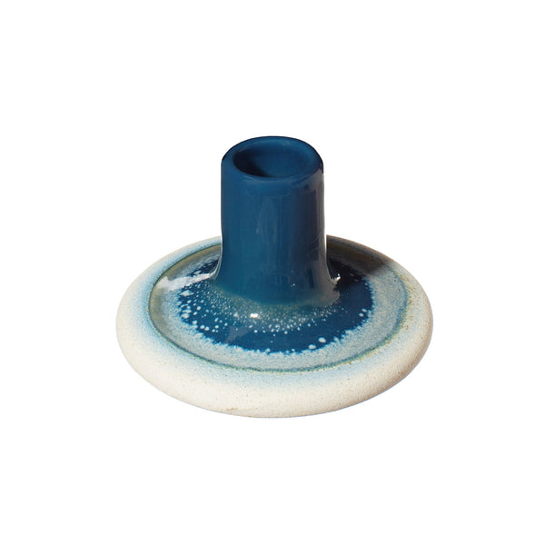 Mojave Glaze Blue Candle Holder